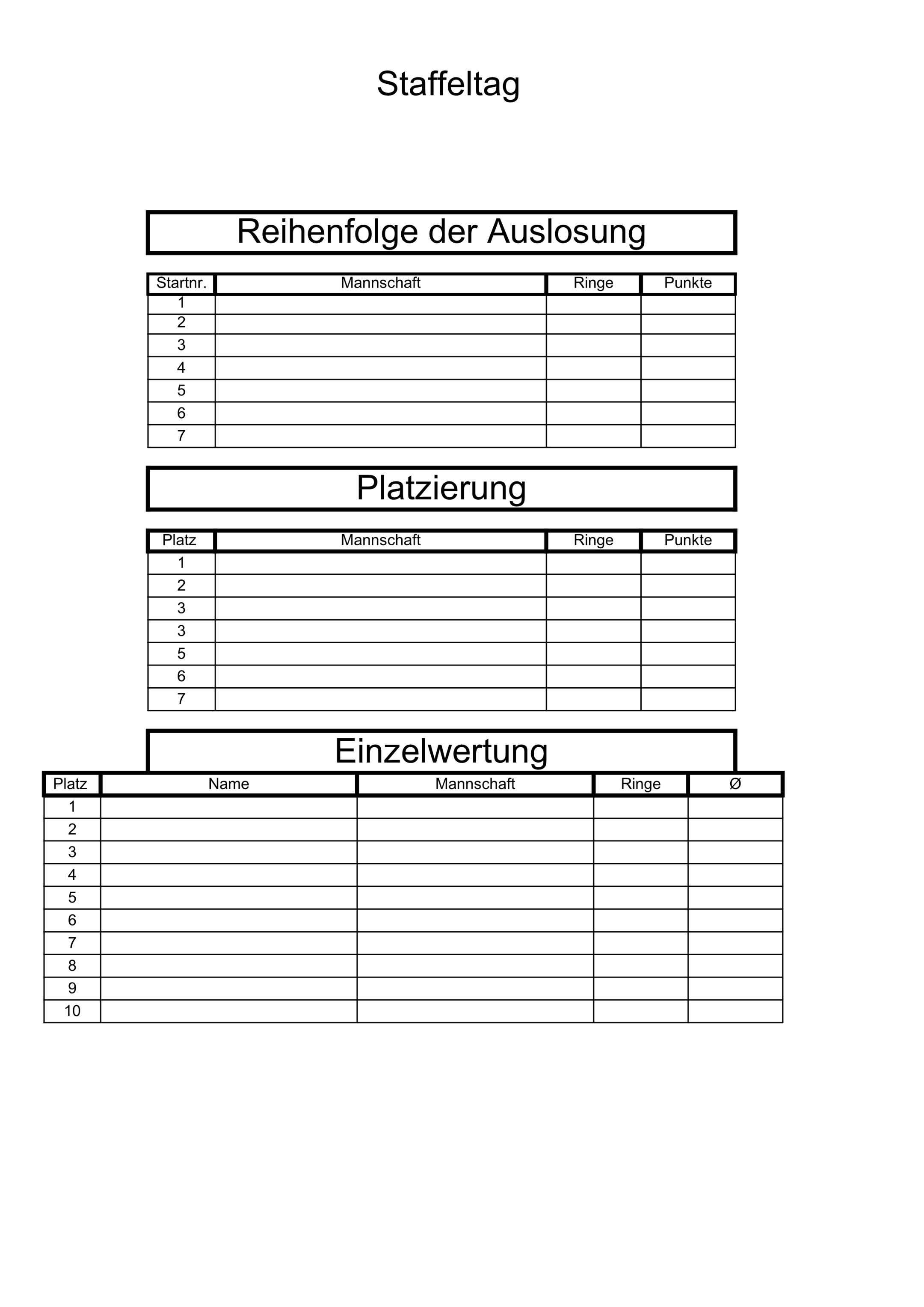 Staffel 3 2025-26 Mannschaft
