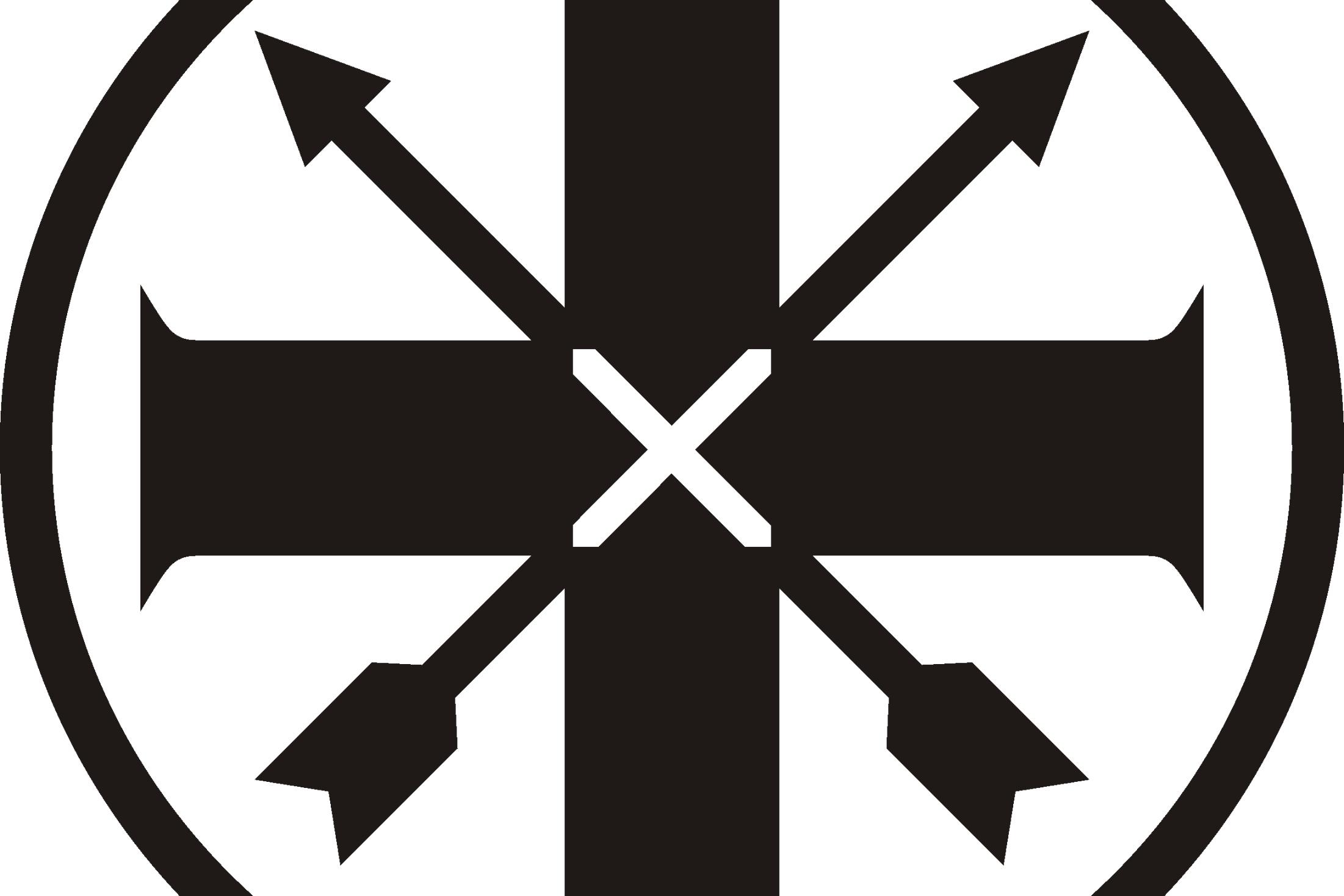Kreuz-Pfeil-Logo BHDS